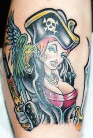  Tattoos on Pin Up Pirata Jpg